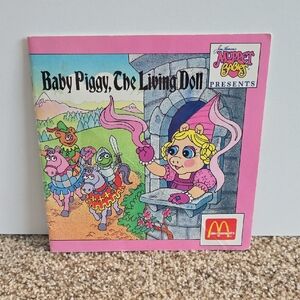 Vintage Children's Book - McDonald's Muppet Babies Baby Piggy, The Living Doll